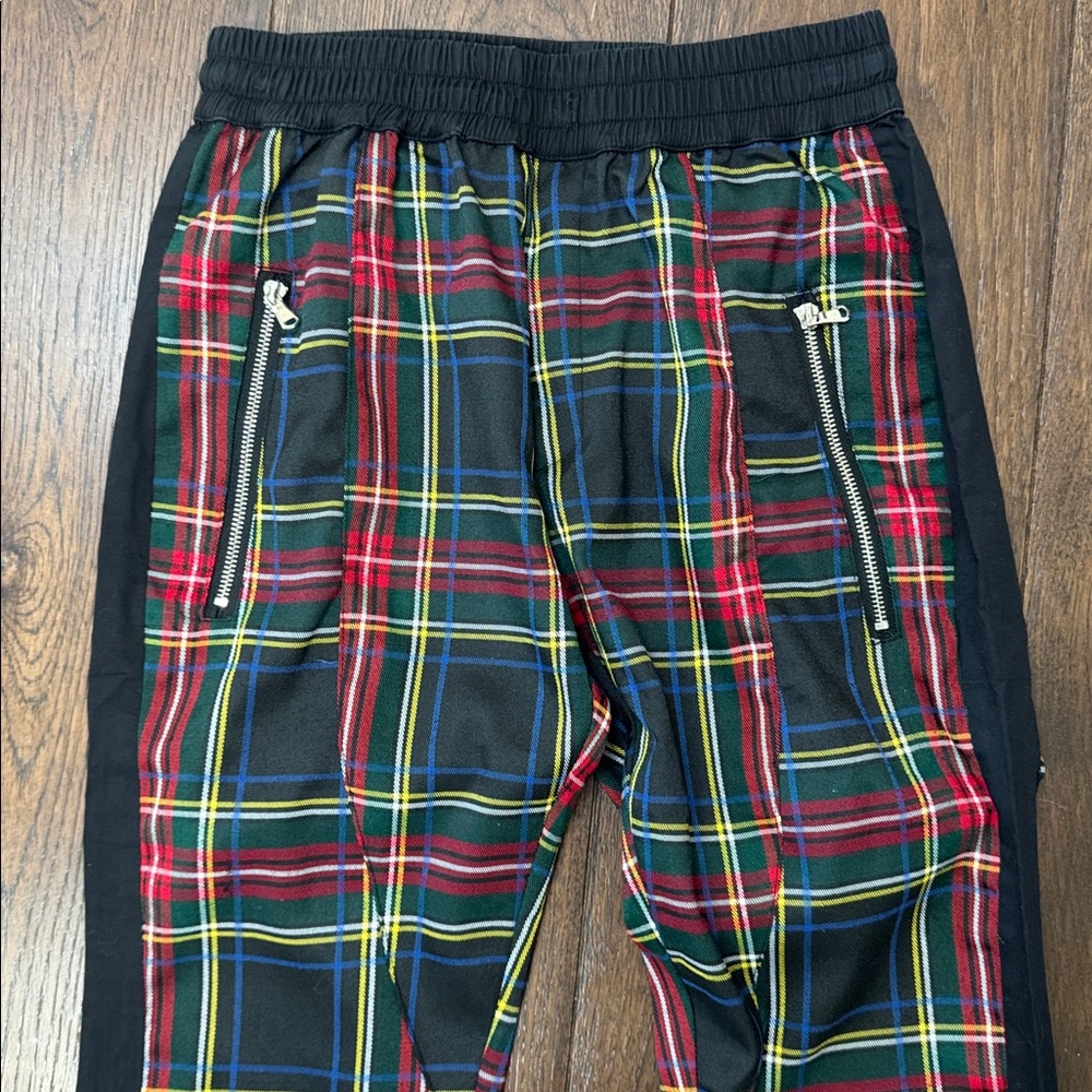 Plaid Tartan Jogger Pants. Like New. Men’s XL. Skinny fit